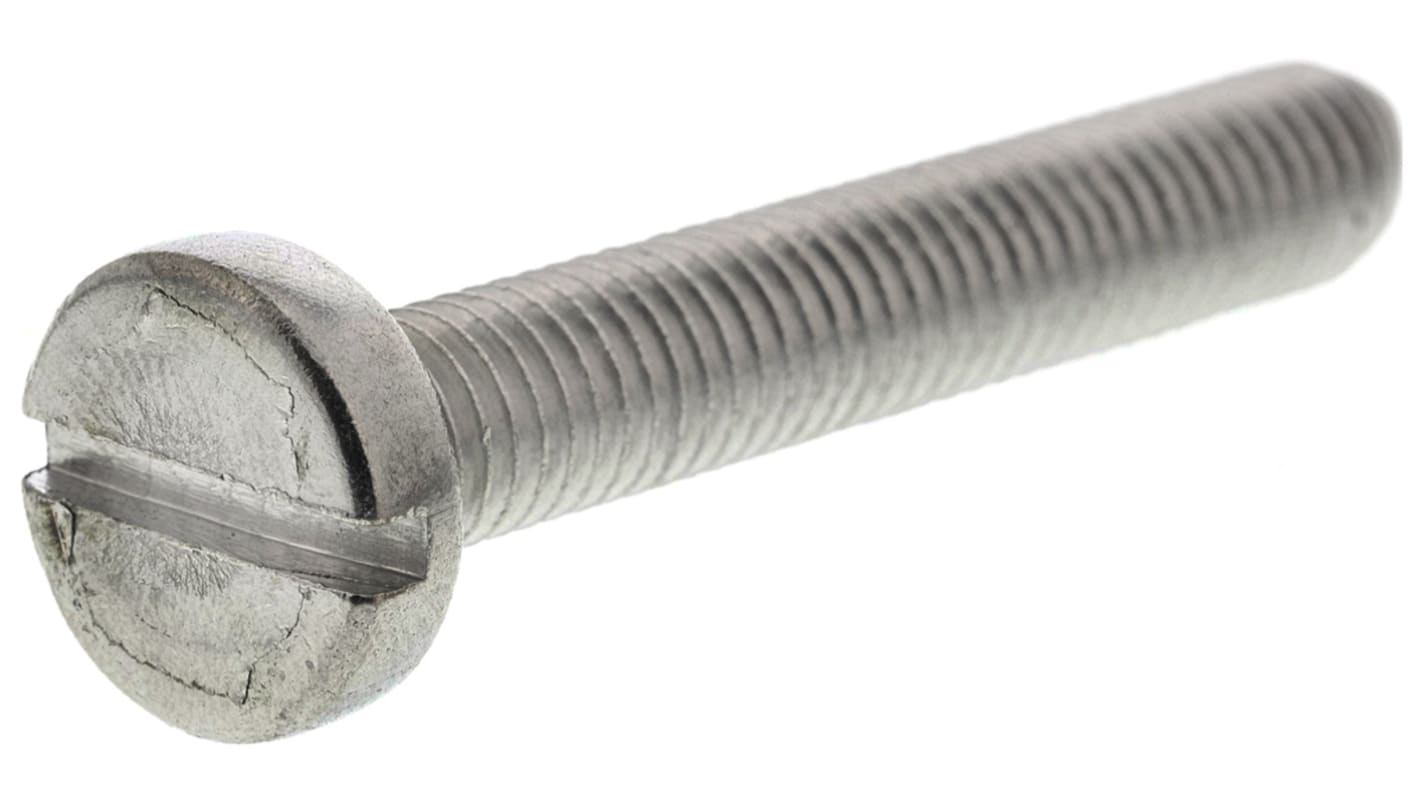 Śruba maszynowa M8 łeb z łbem walcowym soczewkowym Stal nierdzewna długość 50.0mm skok 1.25mm