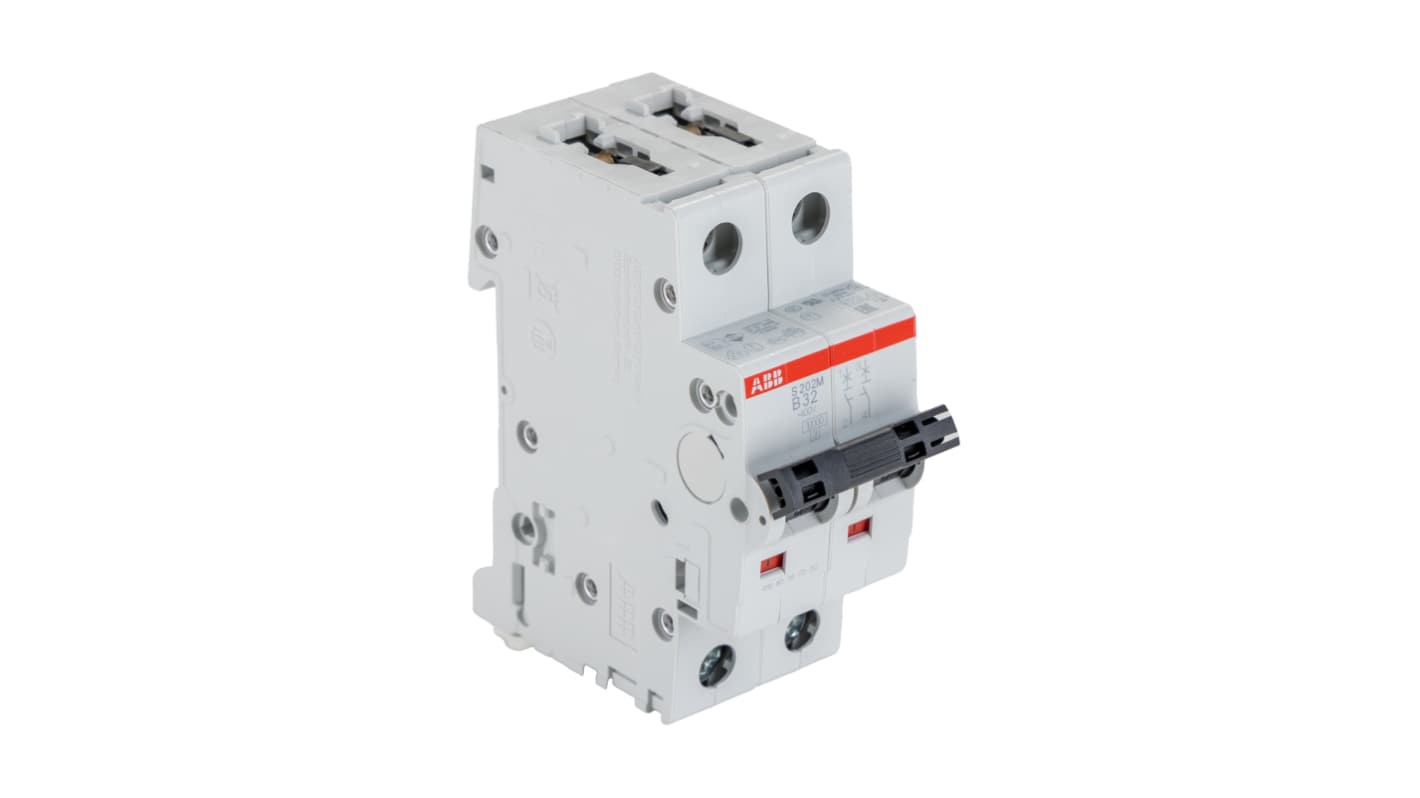 Interruttore magnetotermico ABB, 2P 32A 10 kA, Tipo B