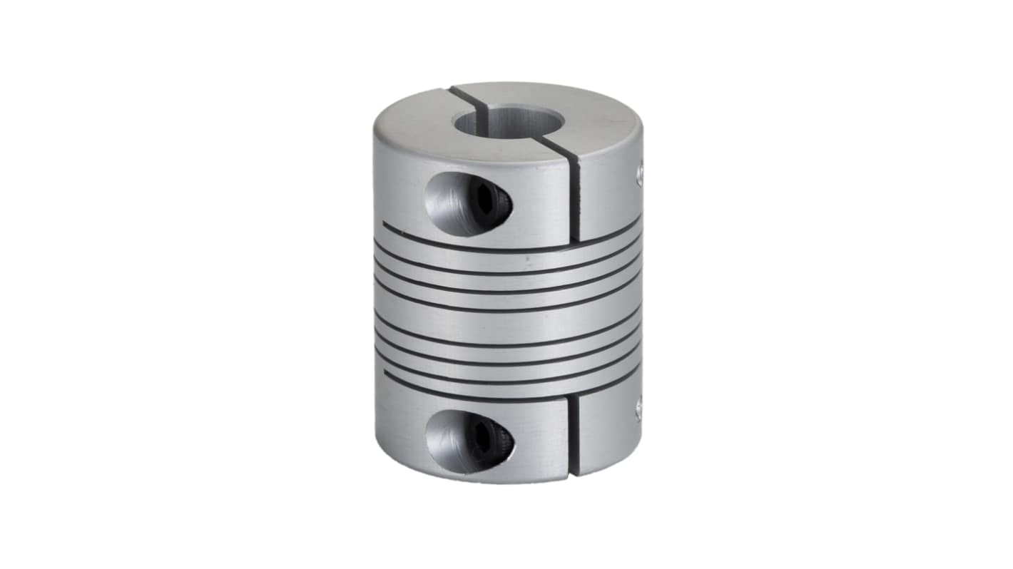 RS PRO Beam Coupling, 25.4mm Outside Diameter, 6 x 10mm Bore, 31.8mm Length Flexible Beam Coupling