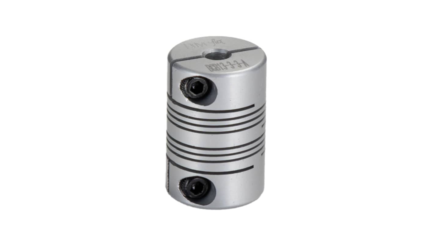 RS PRO Beam Coupling, 12.7mm Outside Diameter, 3mm Bore, 19.1mm Length Flexible Beam Coupling