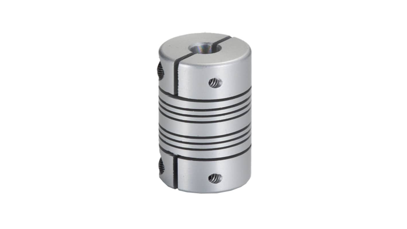 RS PRO Beam Coupling, 12.7mm Outside Diameter, 4mm Bore, 19.1mm Length Flexible Beam Coupling