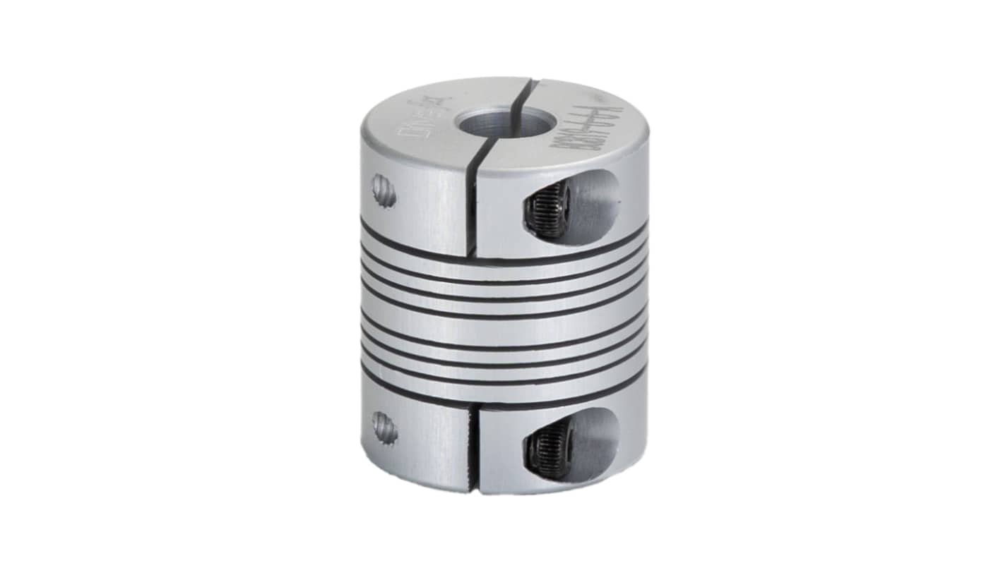 RS PRO Beam Coupling, 19.1mm Outside Diameter, 6mm Bore, 22.9mm Length Flexible Beam Coupling