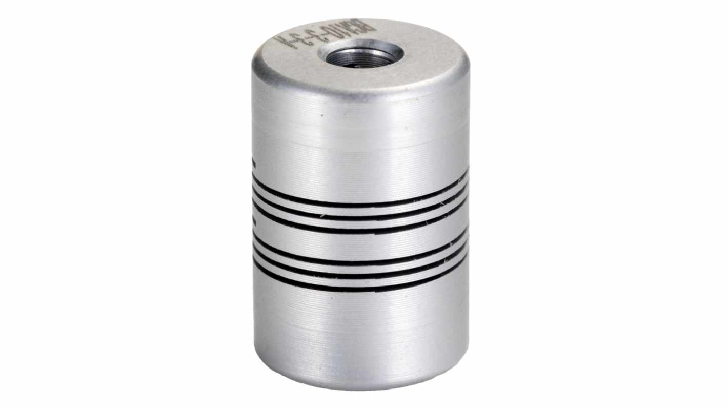 RS PRO Beam Coupling, 9.5mm Outside Diameter, 3mm Bore, 14.3mm Length Flexible Beam Coupling