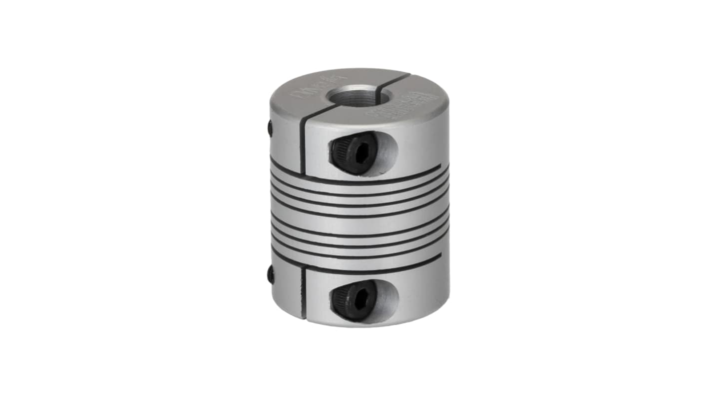RS PRO Beam Coupling, 0.75in Outside Diameter, 1/4in Bore, 0.9in Length Flexible Beam Coupling
