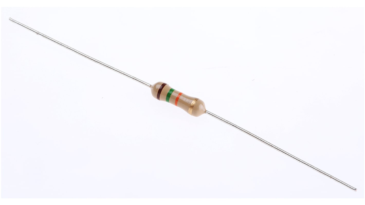 TE Connectivity 15kΩ Carbon Film Resistor 0.5W ±5% CFR50J15K