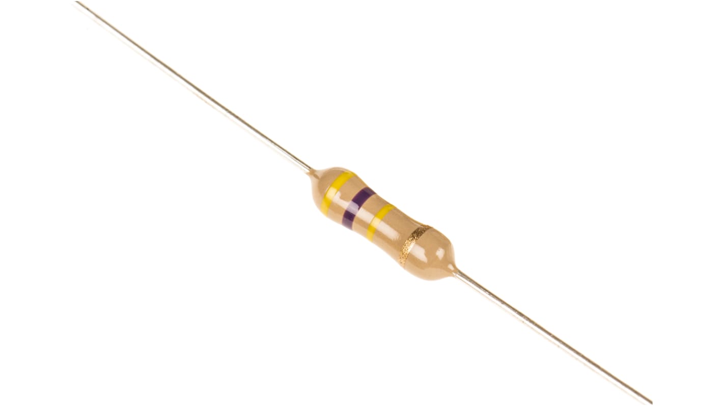 TE Connectivity 470kΩ Carbon Film Resistor 0.5W ±5% CFR50J470K