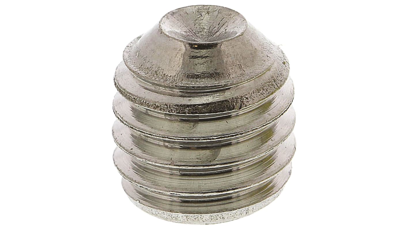 Plain Stainless Steel Hex Socket Set M5 x 5mm Grub Screw