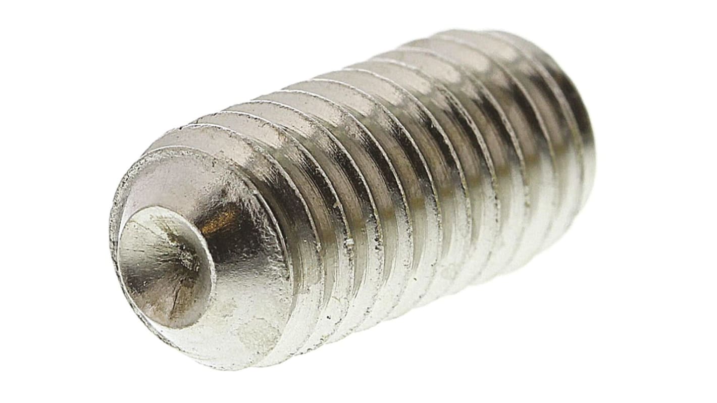 Śruba dociskowa M6 długość 12mm Stal nierdzewna Zestaw gniazd sześciokątnych, Zwykłe Śruba dociskowa