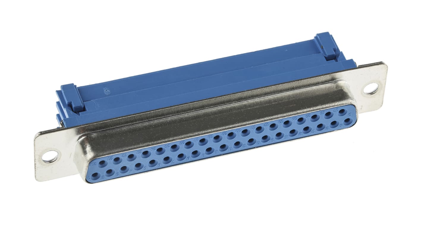 RS PRO D-sub csatlakozó, 1.27mm távolság, Nő, Egyenes, Kábelre szerelhető, IDC, 250 V, 1A