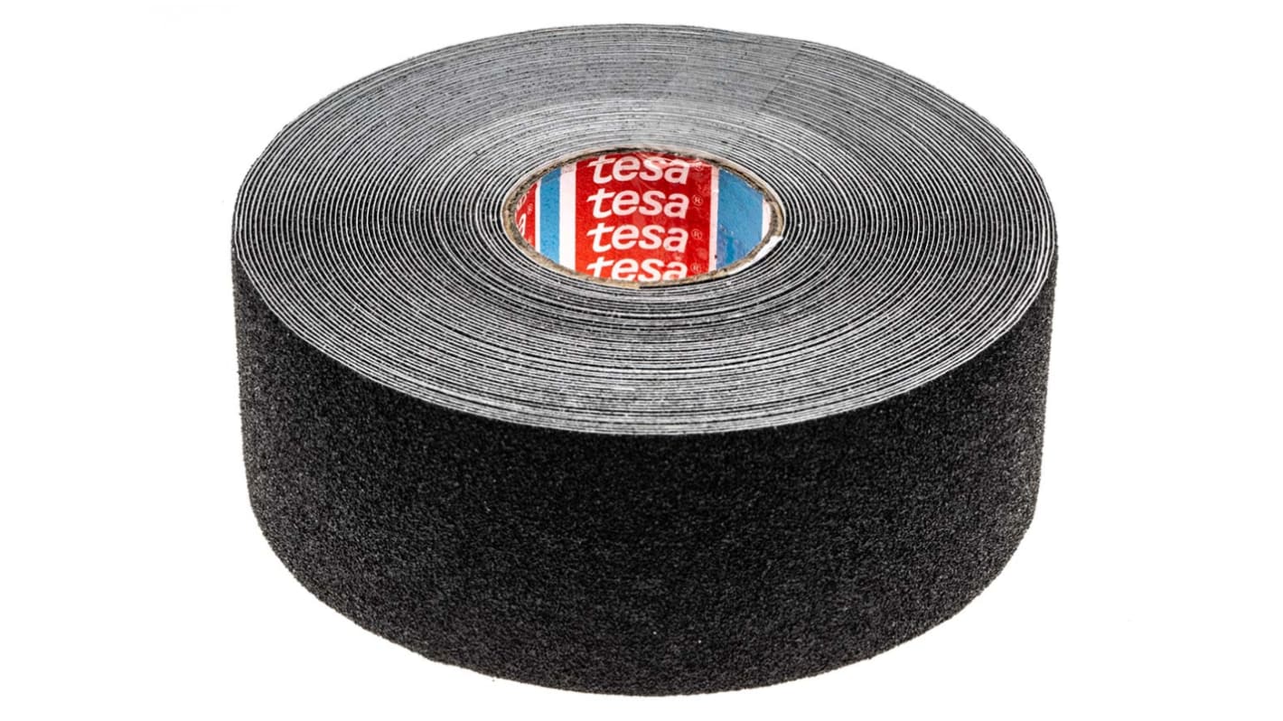 Nastro antiscivolo Nero Tesa 60950, in Pellicola in PVC, 50mm x 15m