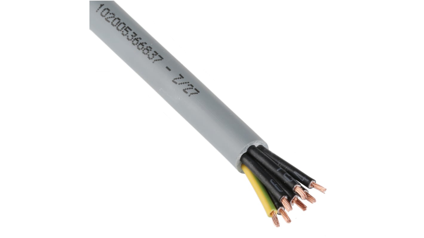 Lapp ÖLFLEX CLASSIC 130 H Control Cable, 7 Cores, 0.75 mm², YY, Unscreened, 50m, Grey LSZH Sheath, 18 AWG