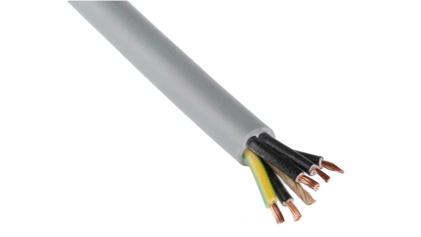 Lapp ÖLFLEX CLASSIC 130 H Control Cable, 5 Cores, 0.75 mm², Unscreened, 50m, Grey LSZH Sheath, 18 AWG