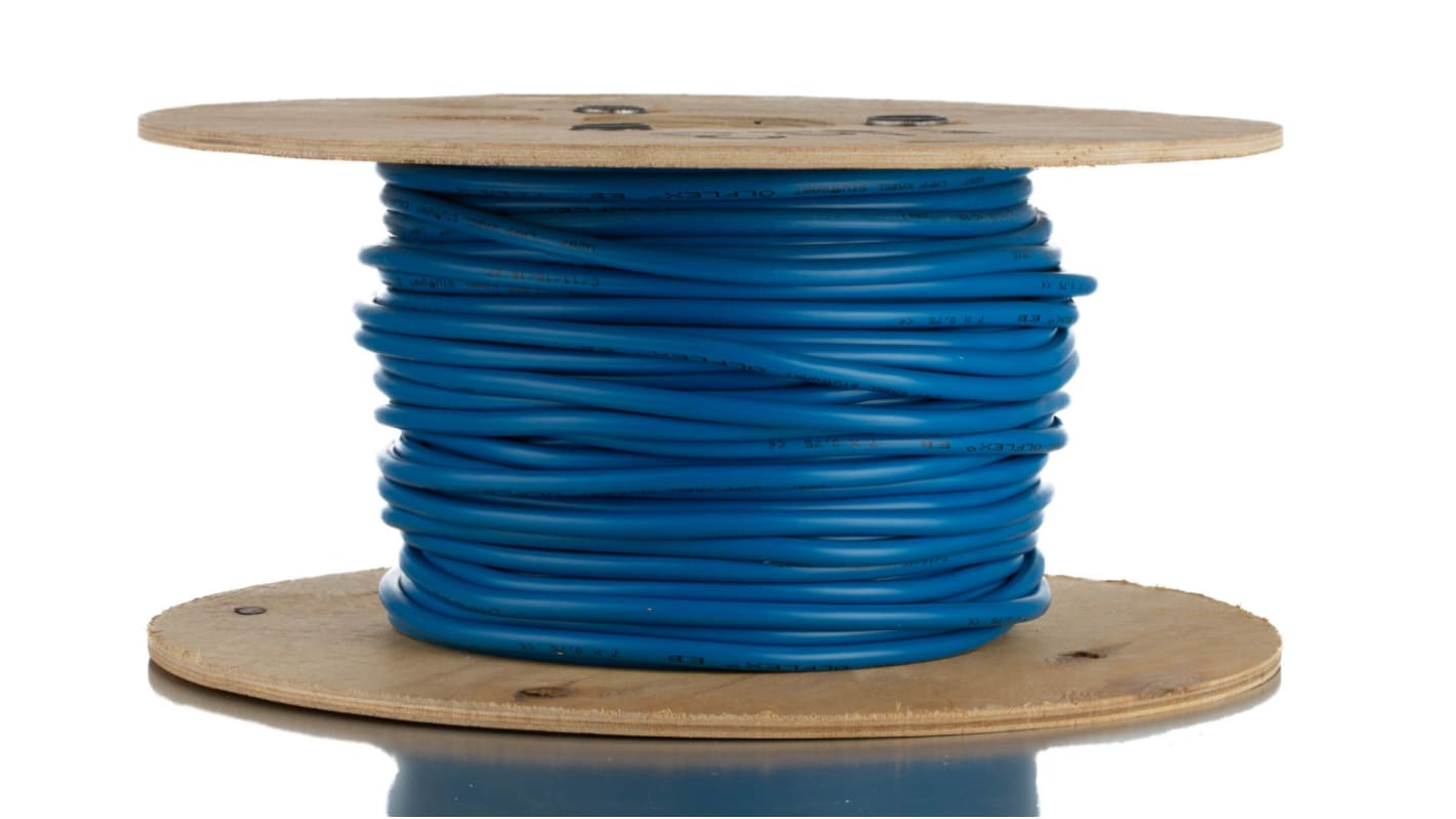 Câble de commande Lapp ÖLFLEX EB 500 V, 7 x 0,75 mm, 18 AWG, gaine PVC Bleu, , 50m