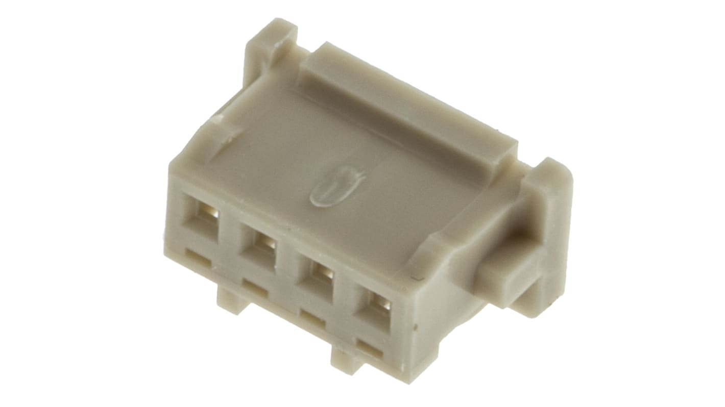 Hirose, DF13 Male Connector Housing, 1.25mm Pitch, 4 Way, 1 Row