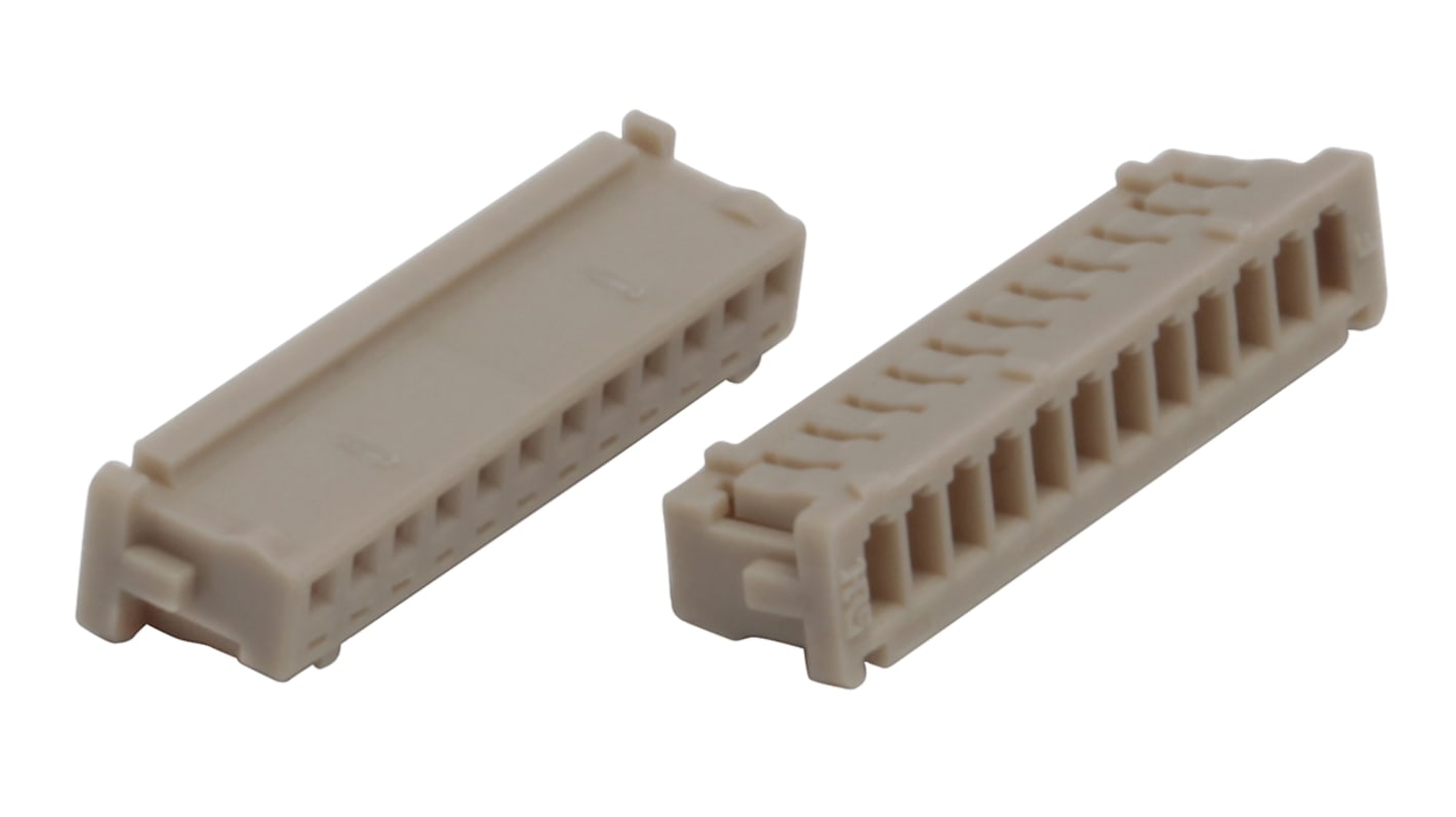 Corpo connettore automotive Hirose Femmina, 12 vie, 1 fila, passo 1.25mm