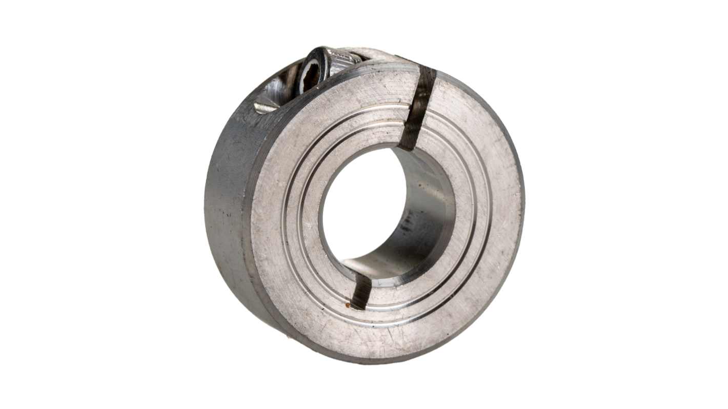 Pierścień osadczy, mocowanie: Śruba zaciskowa, śred. wału: 8mm, Stal