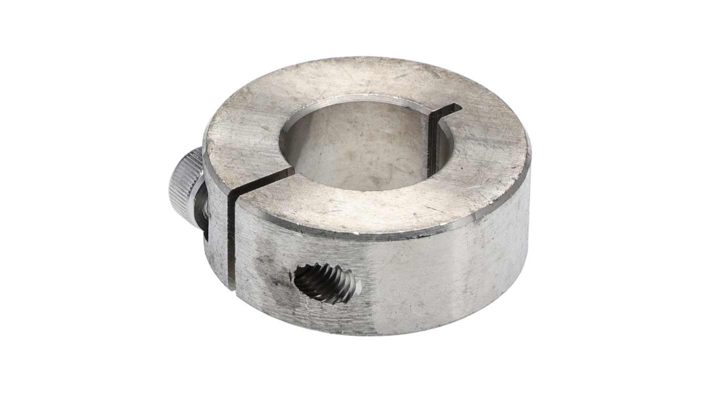 Collare per albero RS PRO, Pezzo singolo, Morsetto a vite, ampiezza Singolo, Ø asta 20mm, Ø esterno 40mm, in Acciaio