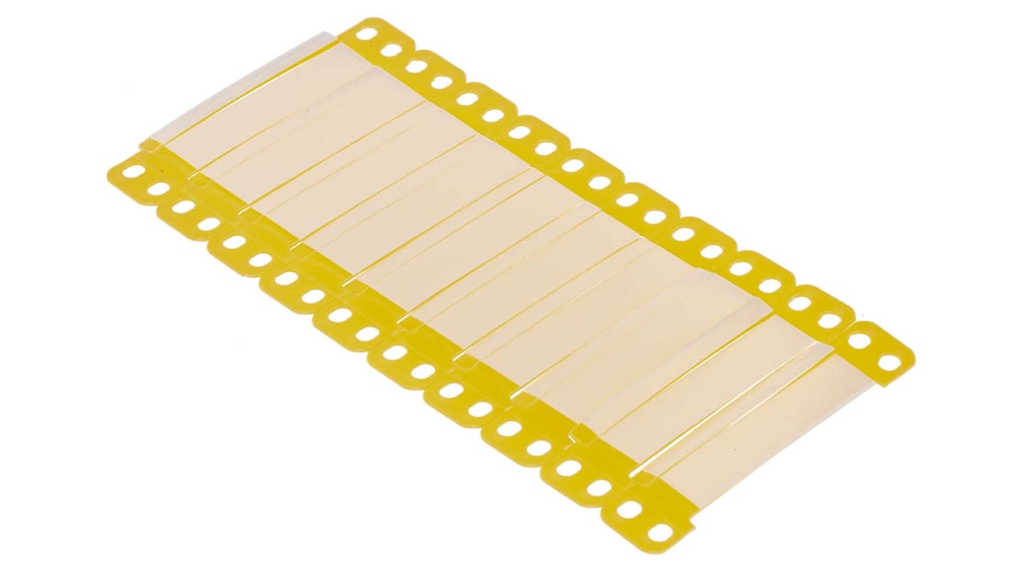 Brady Yellow Cable Labels, 65mm Width, 13mm Height, 100 Qty