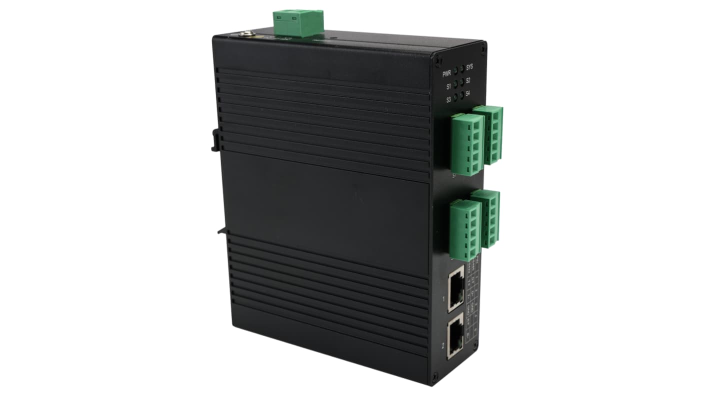RS PRO RJ45, RS422, RS485 Ethernet Media Converter, 10/100Mbit/s, Full Duplex