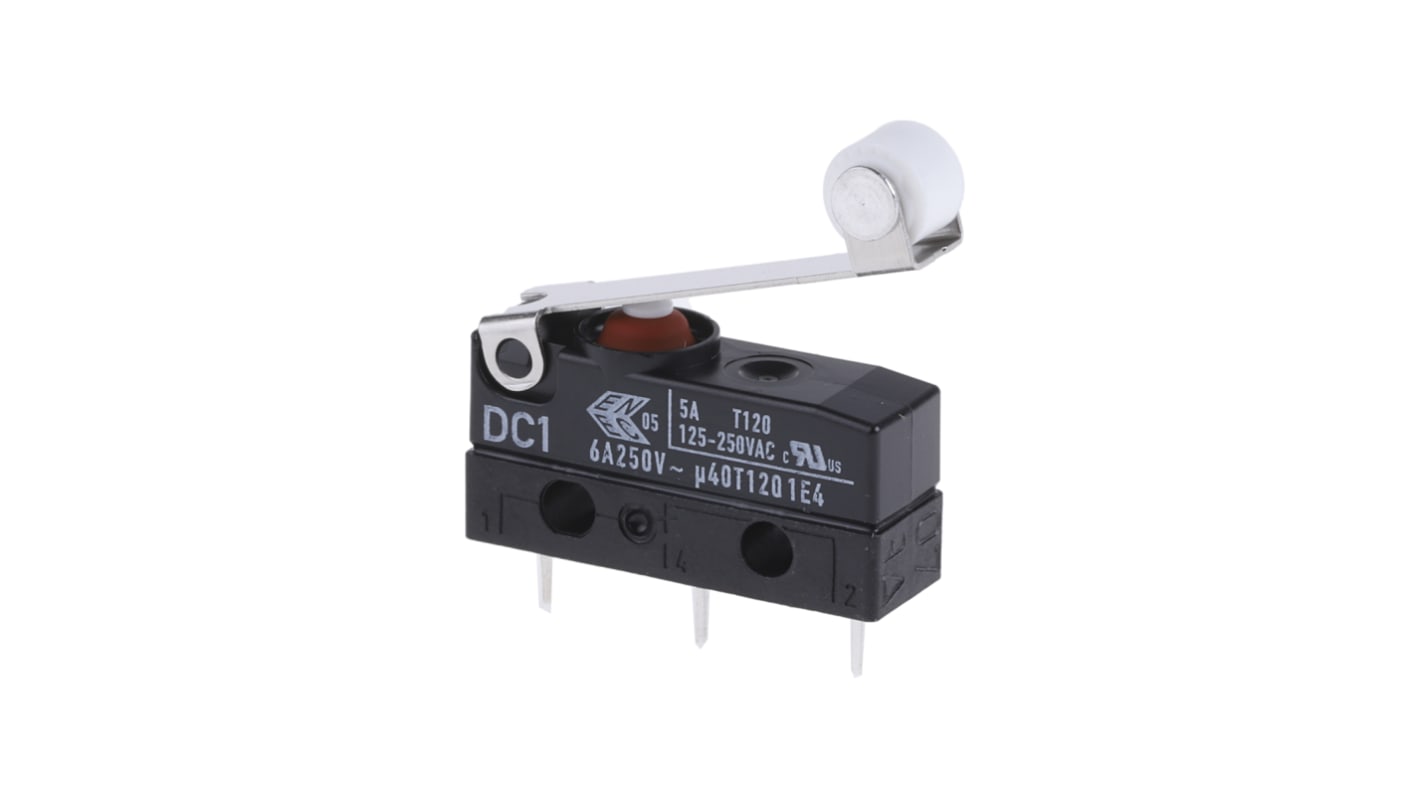 Microinterruttore, ZF, SPDT, 6 A a 250 V c.a., IP6K7, A saldare