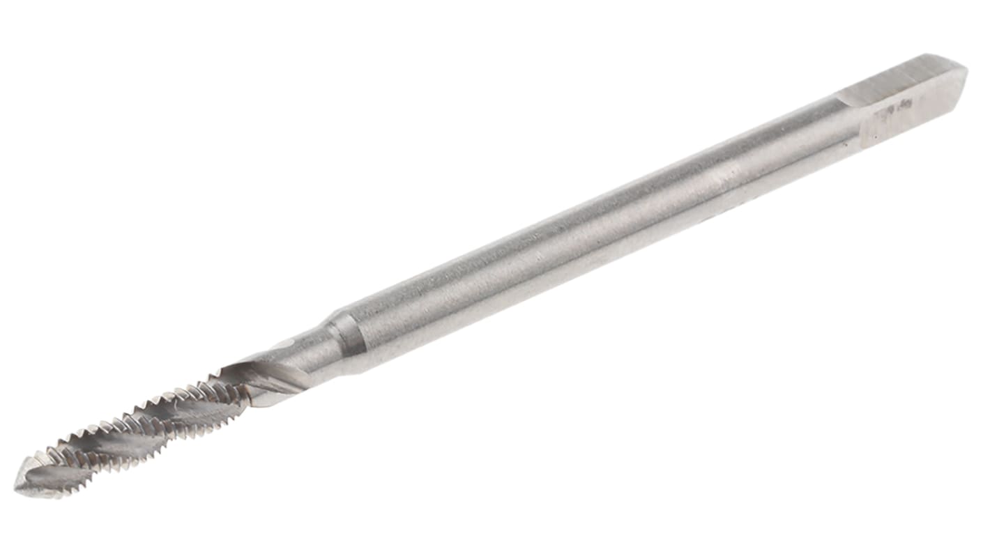 RS PRO Threading Tap, M2 Thread, 0.4mm Pitch, Metric Standard, Manual or machine tap