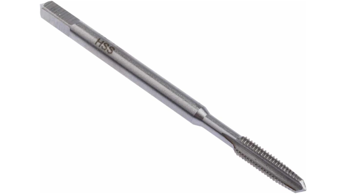 RS PRO Threading Tap, M3 Thread, 0.5mm Pitch, Metric Standard, Hand Tap