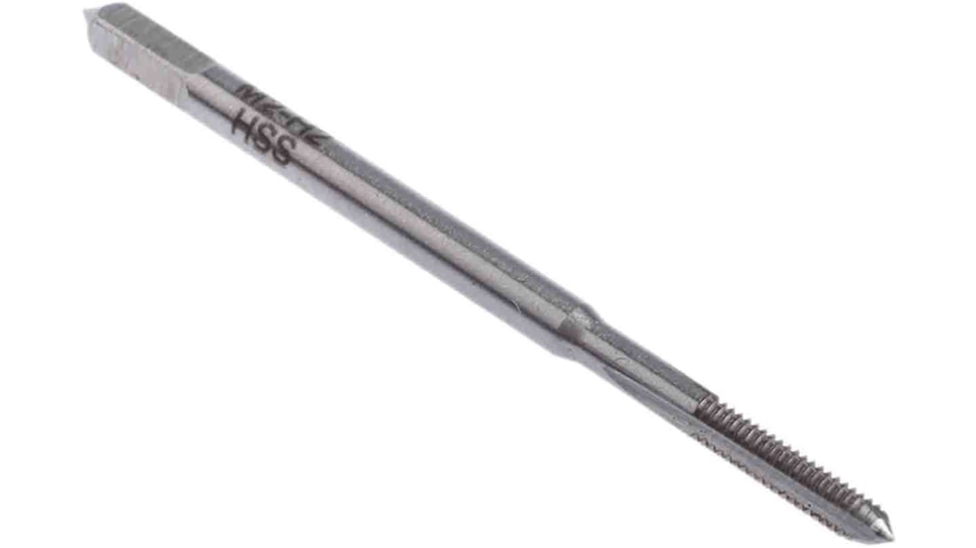 RS PRO Threading Tap, M2 Thread, 0.4mm Pitch, Metric Standard, Hand Tap