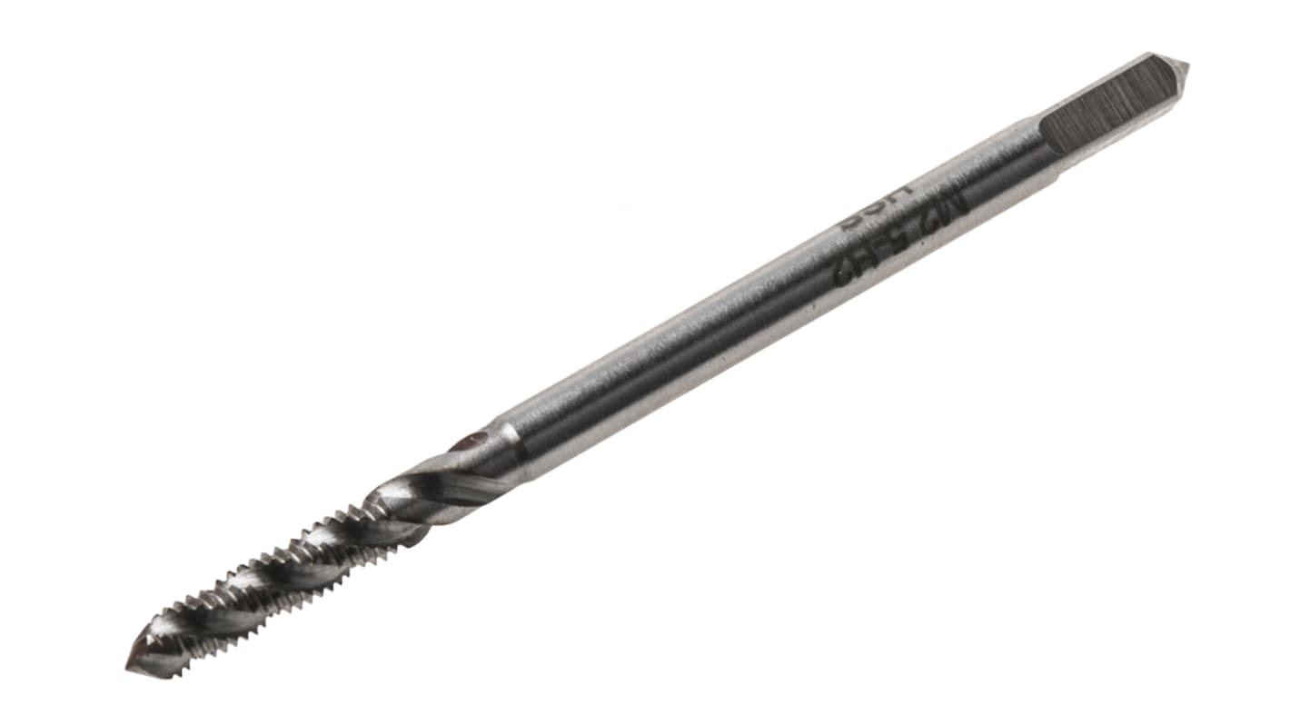RS PRO Threading Tap, M2.5 Thread, 0.45mm Pitch, Metric Standard, Hand Tap