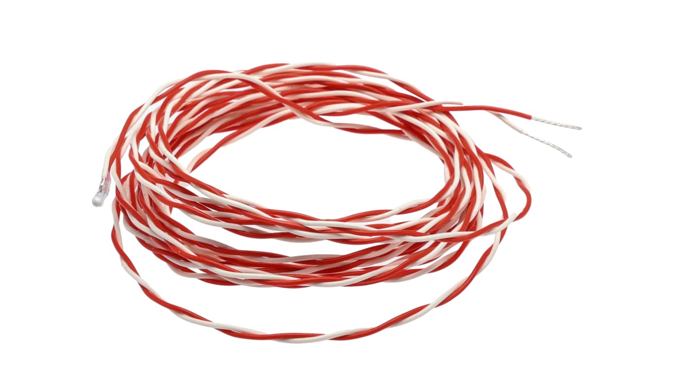 RS PRO PFA NTC Thermistor, -30°C Min, +150°C Max