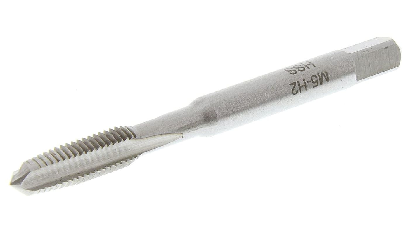 RS PRO Tap Set, M5 Thread, 0.8mm Pitch, Metric Standard, Hand Tap