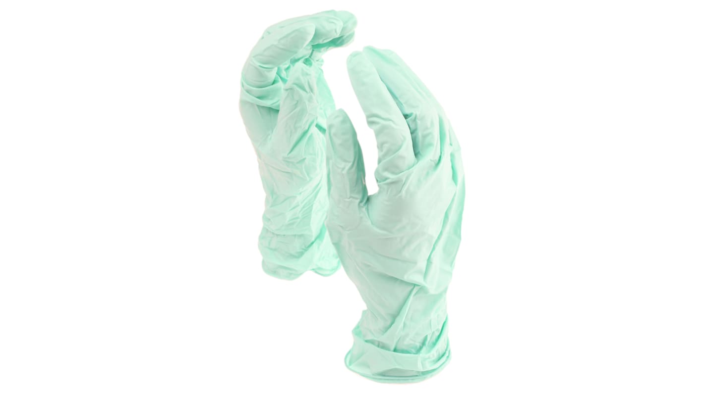 Ansell MICROFLEX® NeoTouch™ 25-201 Green Powder-Free Neoprene Disposable Gloves, Size 9.5-10, XL, 100 per Pack