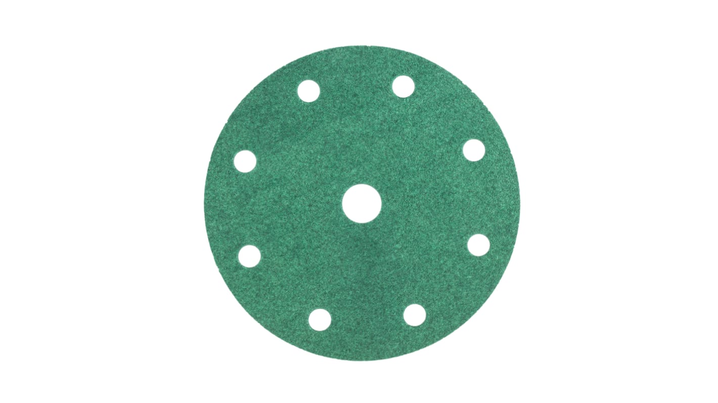 3M Aluminium Oxide Sanding Disc, 150mm, Fine Grade, P100 Grit, Hookit, 50 in pack