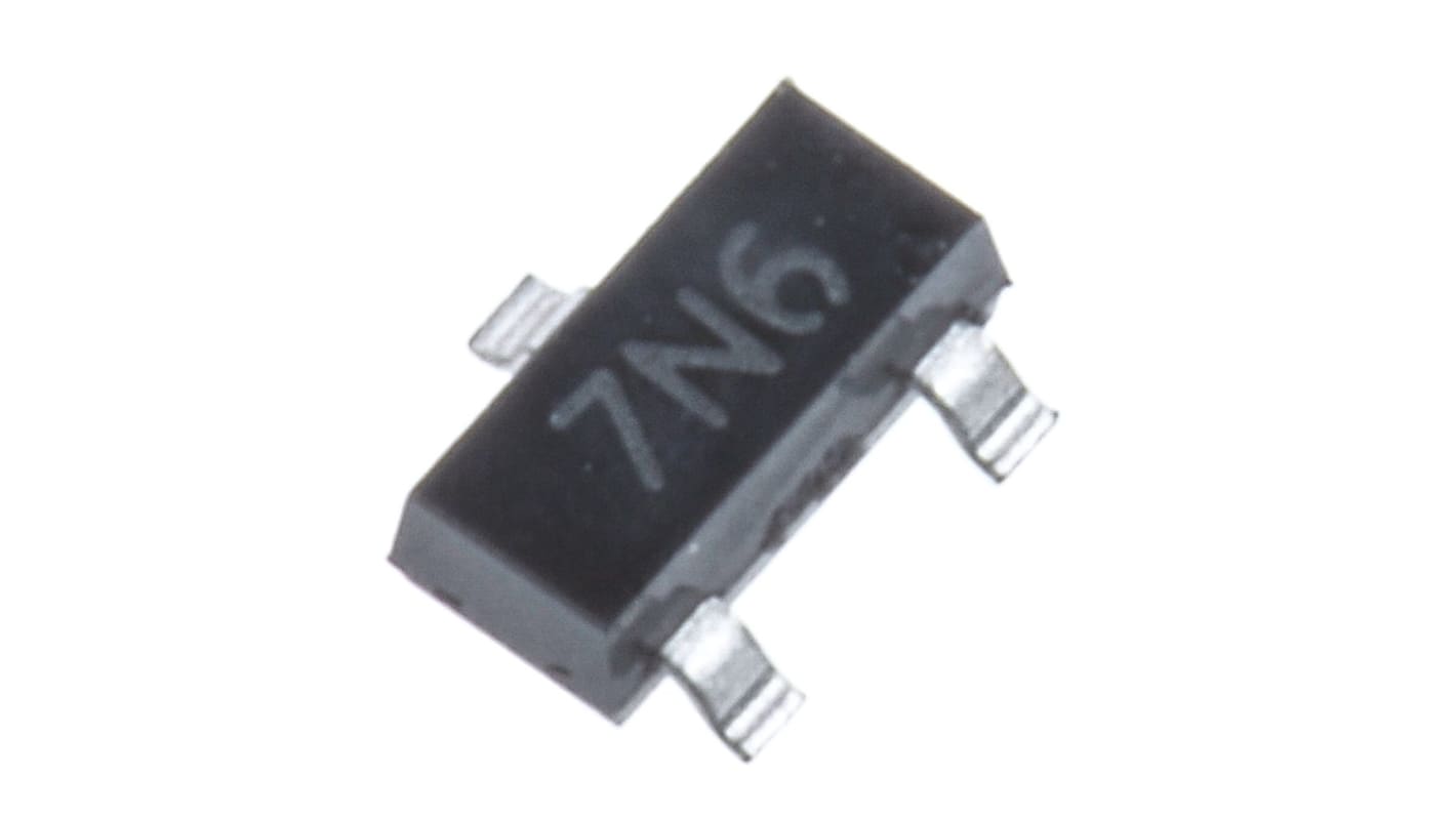 DiodesZetex MOSFET, Nチャンネル, 1.2 A, 表面実装, 3 ピン