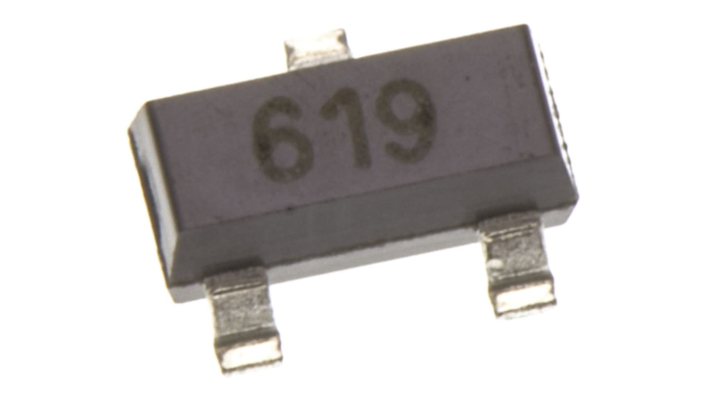 DiodesZetex NPN三极管, SOT-23, IC 2 A, VCEO 50 V, VCBO 50 V, 165 MHz, 贴片安装