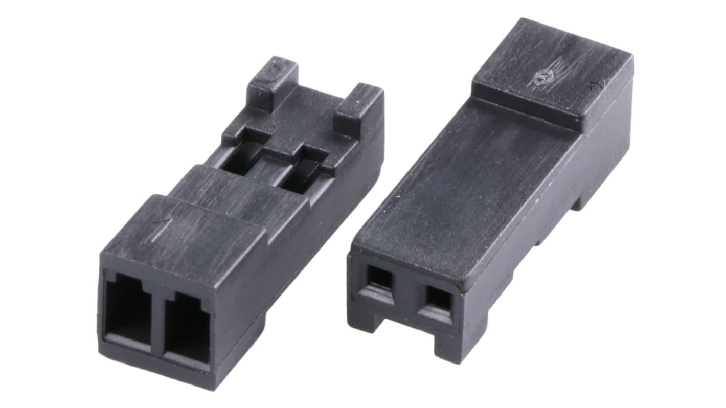 Stelvio Kontek 连接器外壳母座, 2p, 2.54mm间距, 电缆安装, 48532480系列