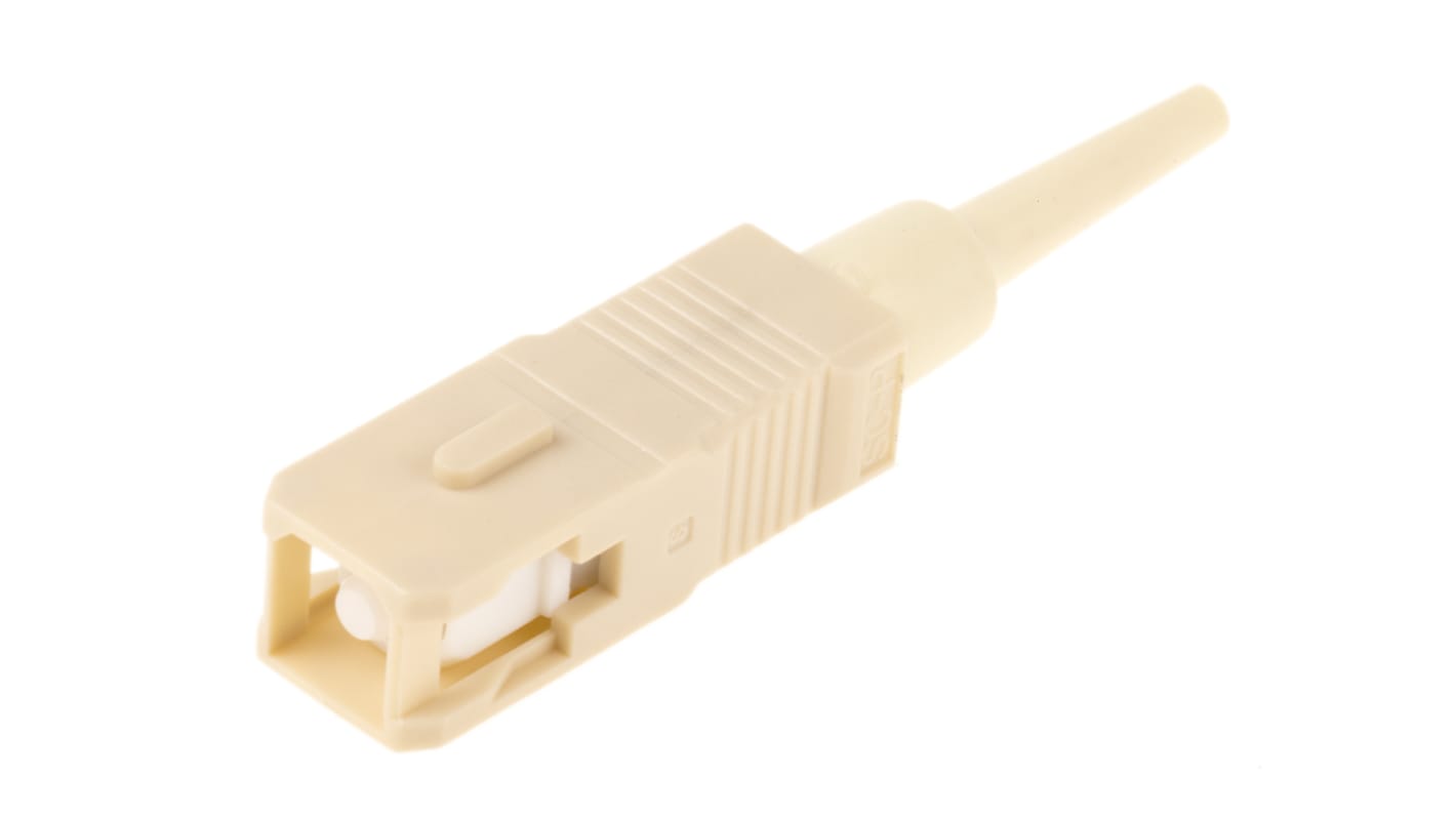 RS PRO, SC, APC, UPC Multimode Simplex Fibre Optic Connector 127μm Fibre Size, 0.3dB Insertion Loss