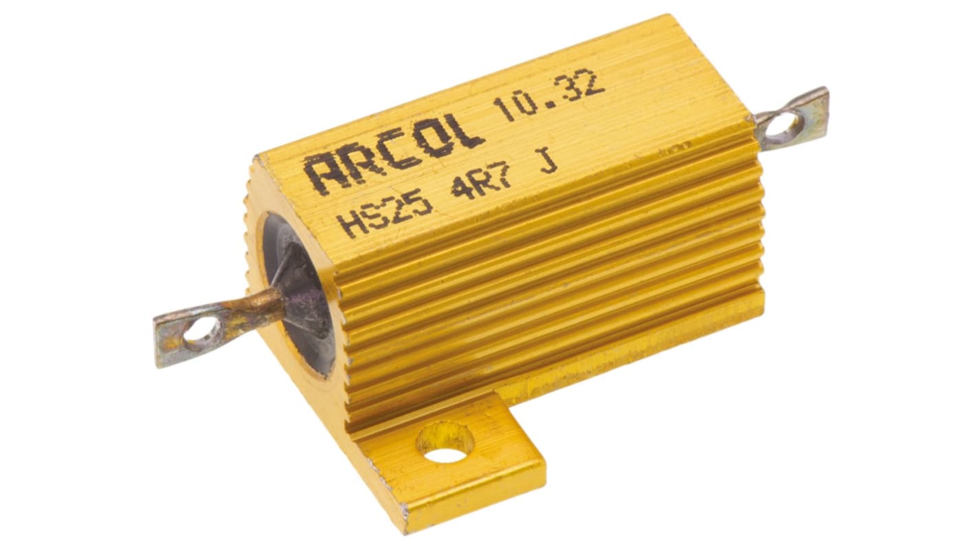 Resistenza per montaggio su telaio Arcol, 4.7Ω, 25W, ±5%