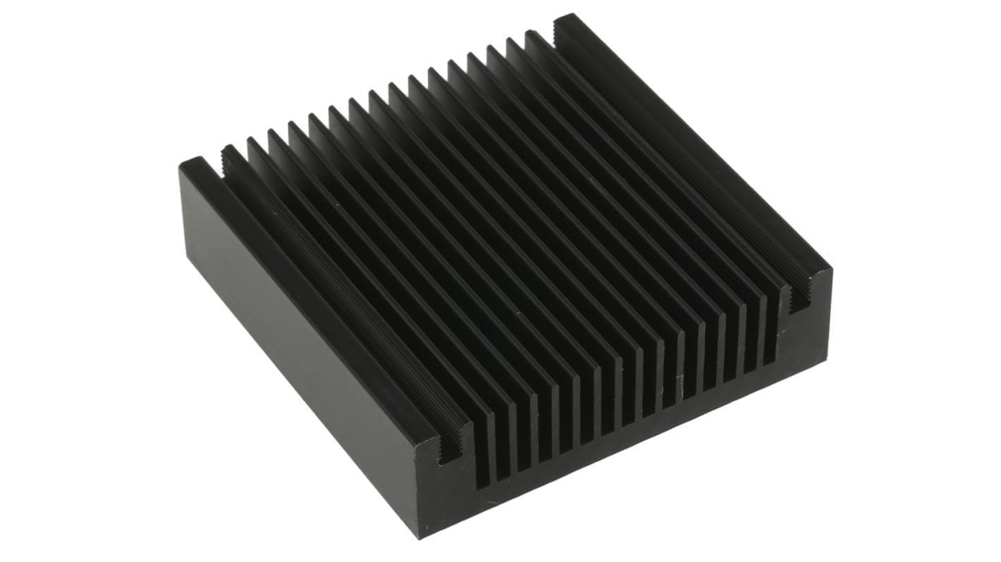 Thermo Electric Devices Heatsink, Universal Square Alu, 2K/W, 60 x 60 x 16mm