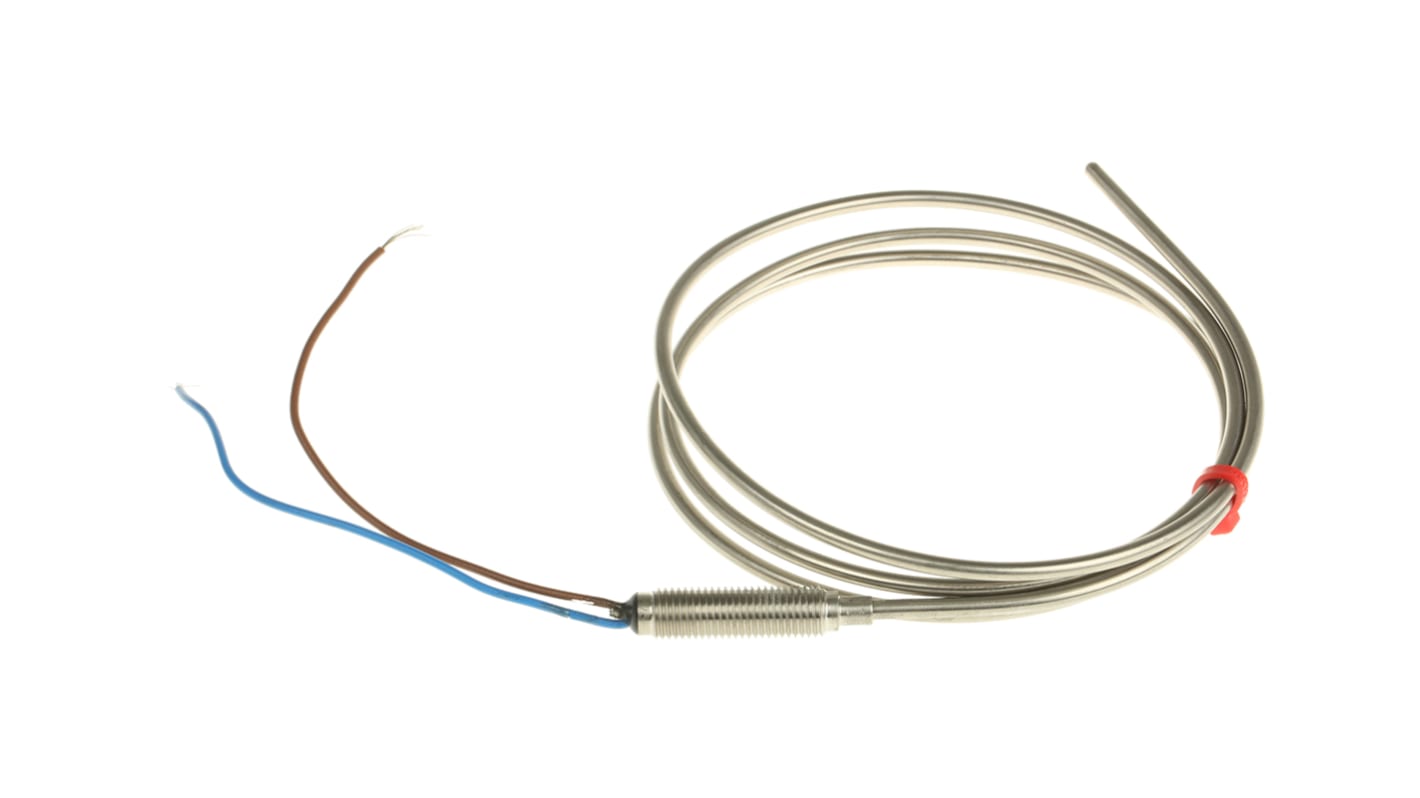 RS PRO Type K Thermocouple 1m Length, 3mm Diameter → +800°C