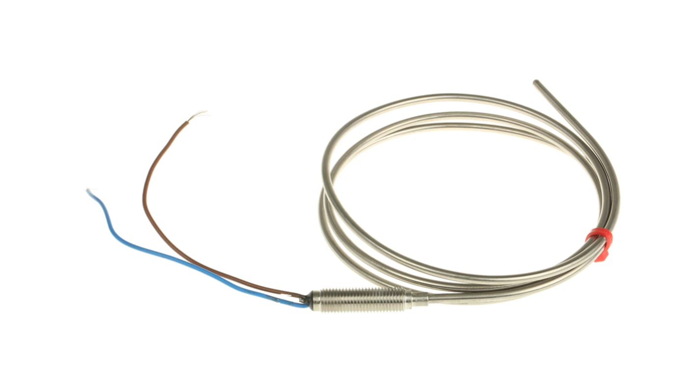 Termocoppia tipo K, Ø sonda 3mm, lungh. sonda 1m, +800°C