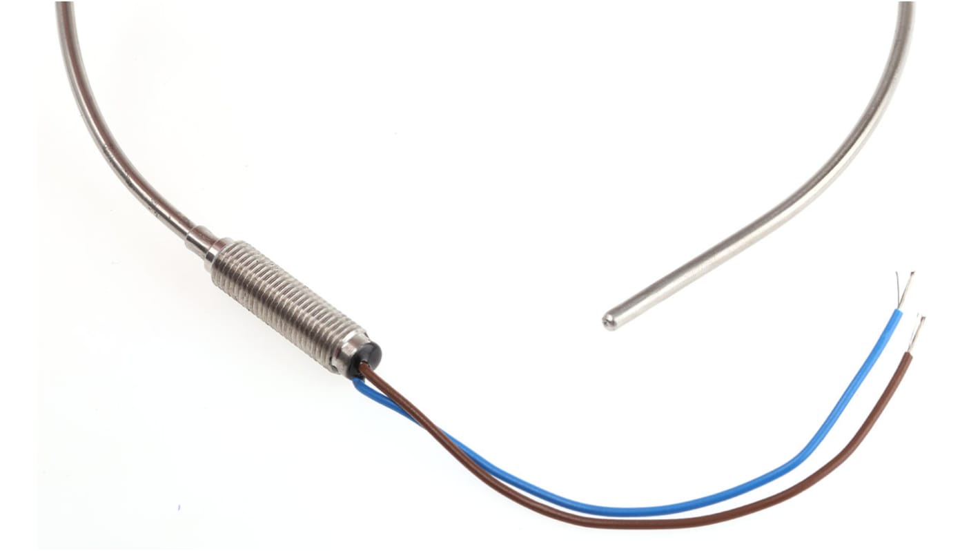 RS PRO Type K Thermocouple 2m Length, 3mm Diameter → +800°C