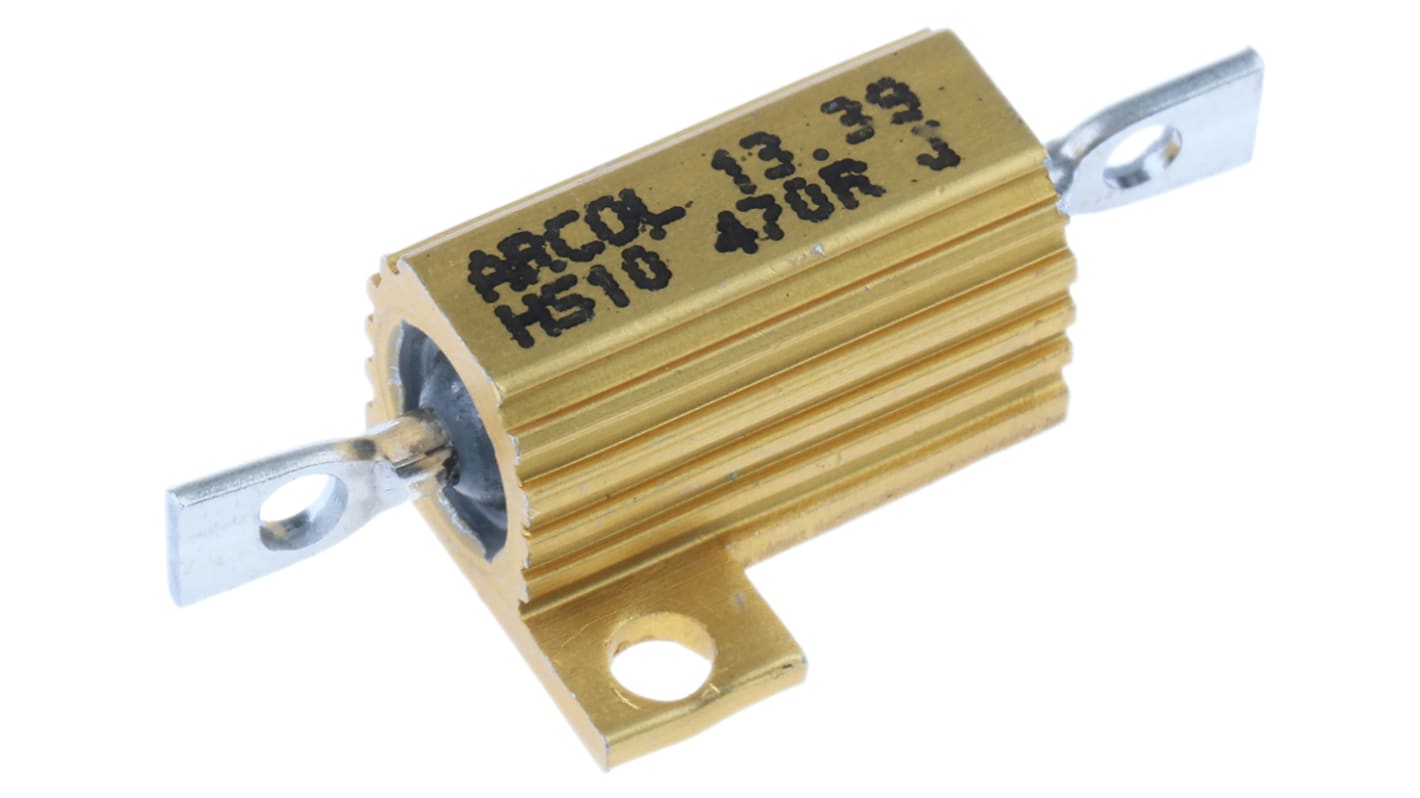 Resistenza per montaggio su telaio Arcol, 470Ω, 10W, ±5%