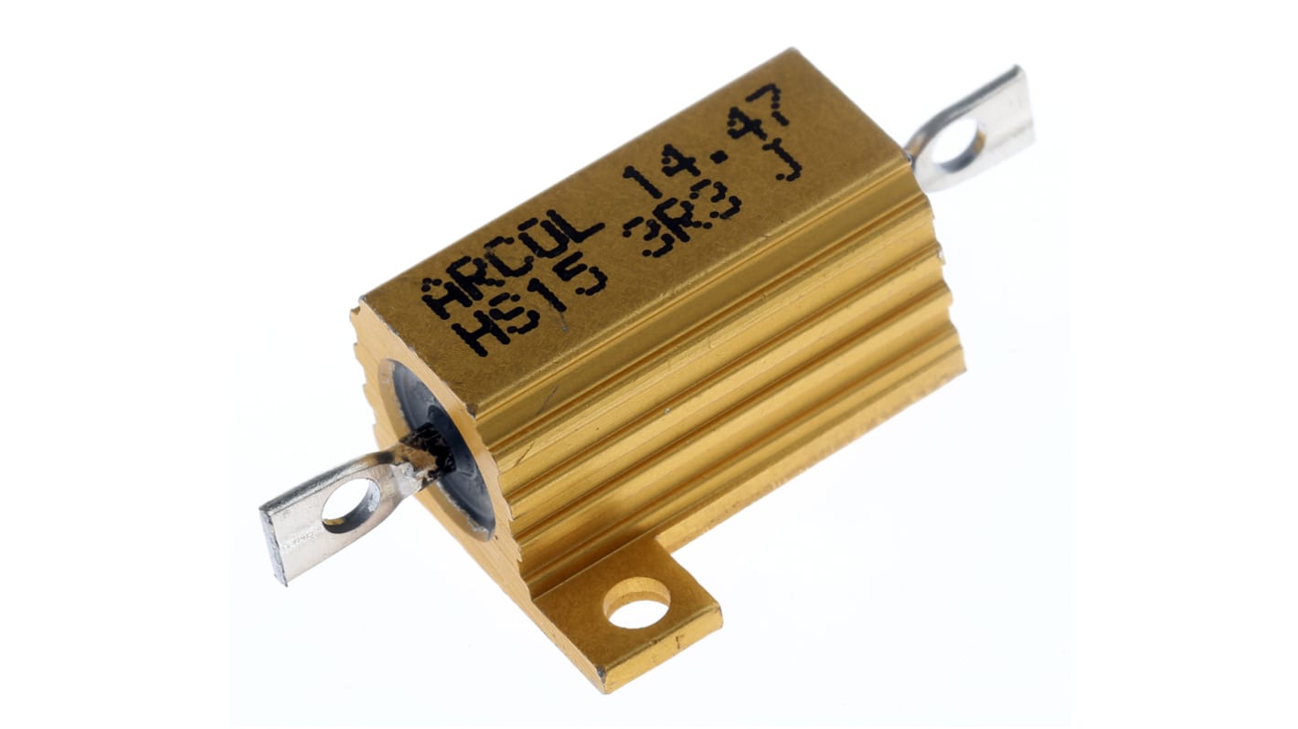 Resistenza per montaggio su telaio Arcol, 3.3Ω, 15W, ±5%