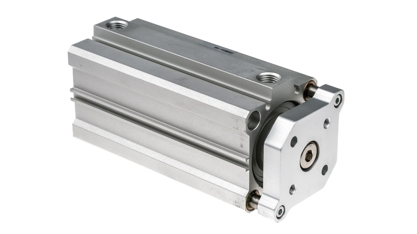 SMC Pneumatic Guided Cylinder - 50mm Bore, 100mm Stroke, CQM Series, Double Acting