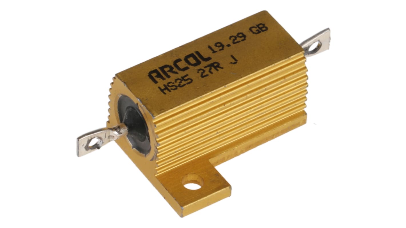 Resistenza per montaggio su telaio Arcol, 27Ω, 25W, ±5%