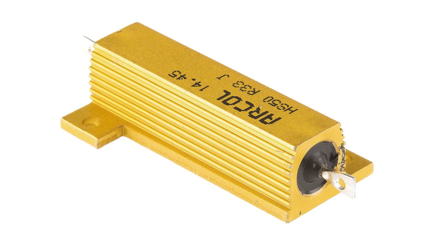 Resistenza per montaggio su telaio Arcol, 330mΩ, 50W, ±5%