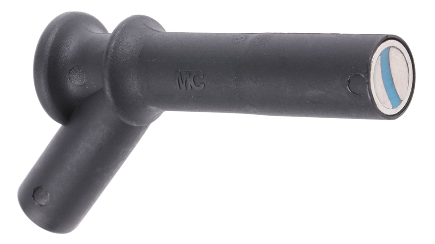 Staubli Prüfadapter Schwarz, Ø 11mm vernickelt 2A 1kV