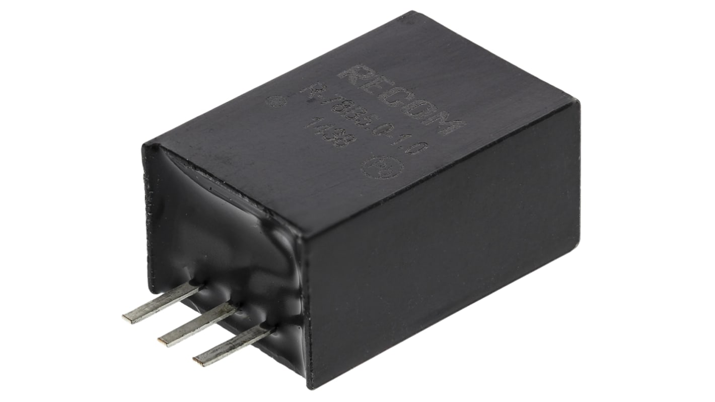 Recom スルーホール スイッチングレギュレータ 6.5 → 28V dc To 5V dc 1A