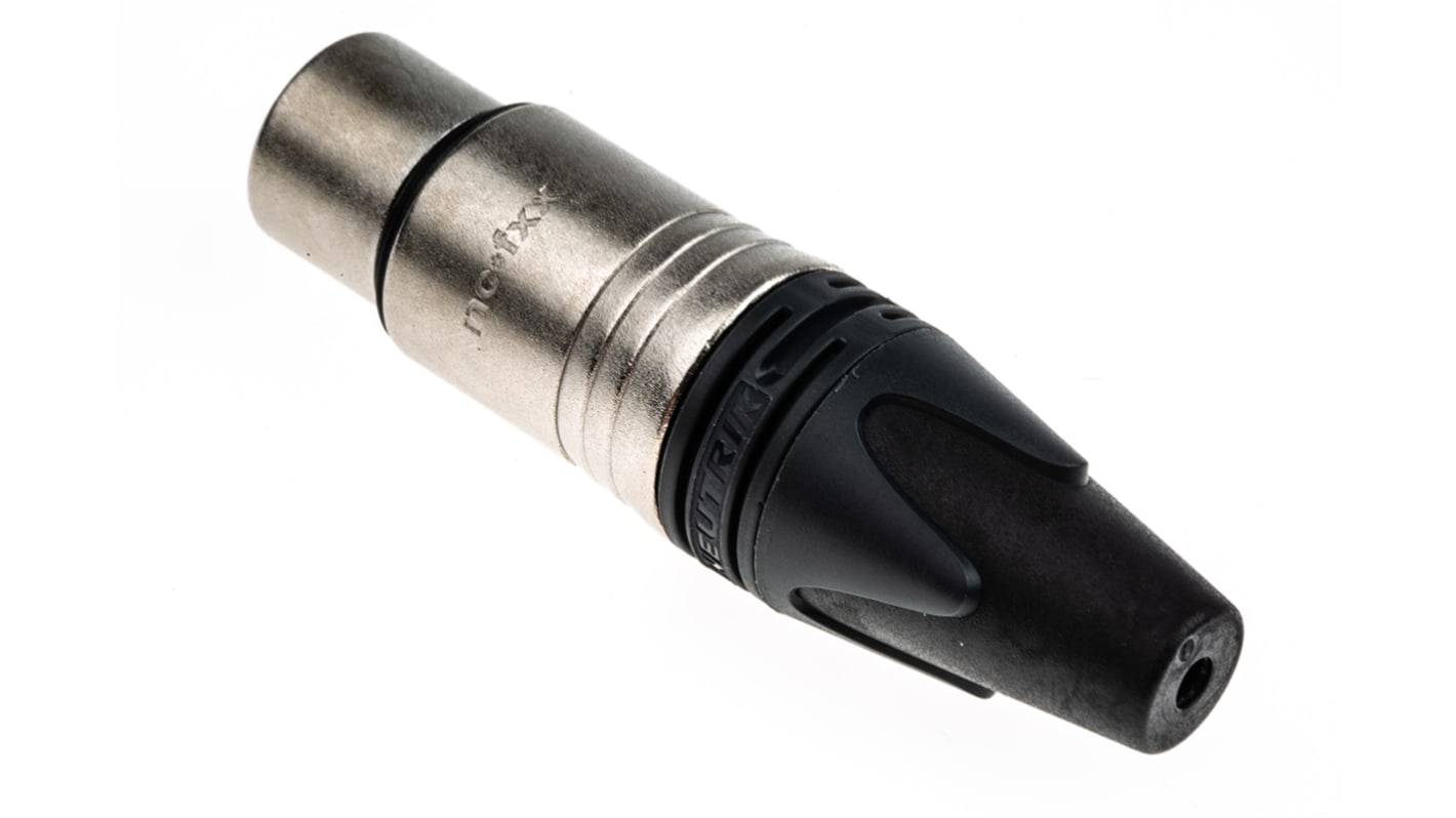 Neutrik 四芯卡侬头母座, 电缆安装, 50 V, 10A, 直向