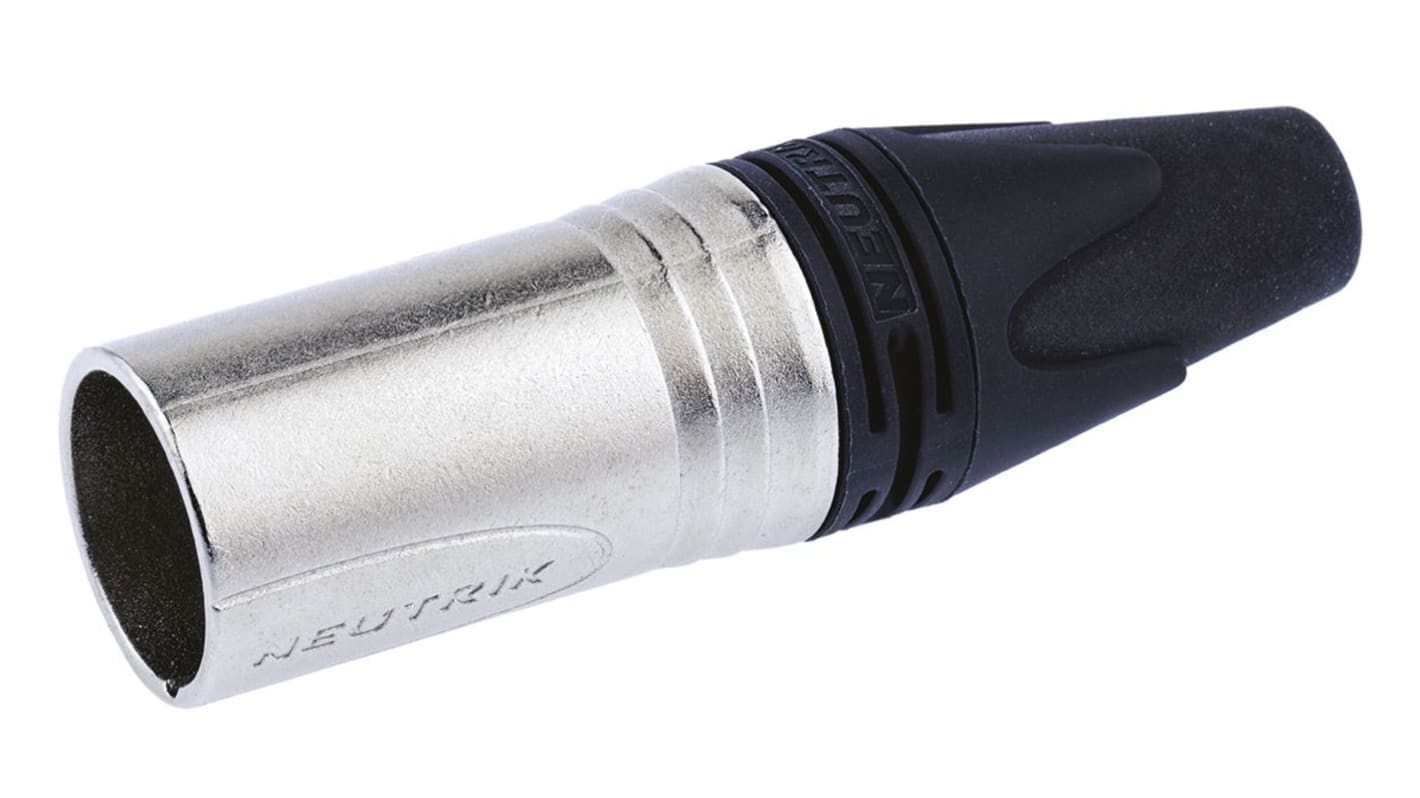 Neutrik 四芯卡侬头公插, 电缆安装, 50 V, 10A, 直向
